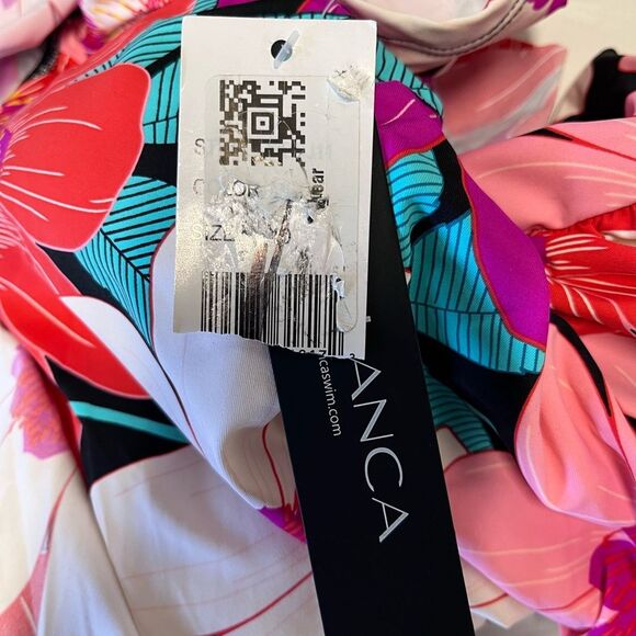 NWT La Blanca | In Full Bloom Off The Shoulder Ruffle One Piece Swimsuit 10 - Picture 8 of 10